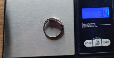 9ct Gold Ring Ruby Diamond Stones Size O 1/2 Hallmarked July Birthstone 3.4g