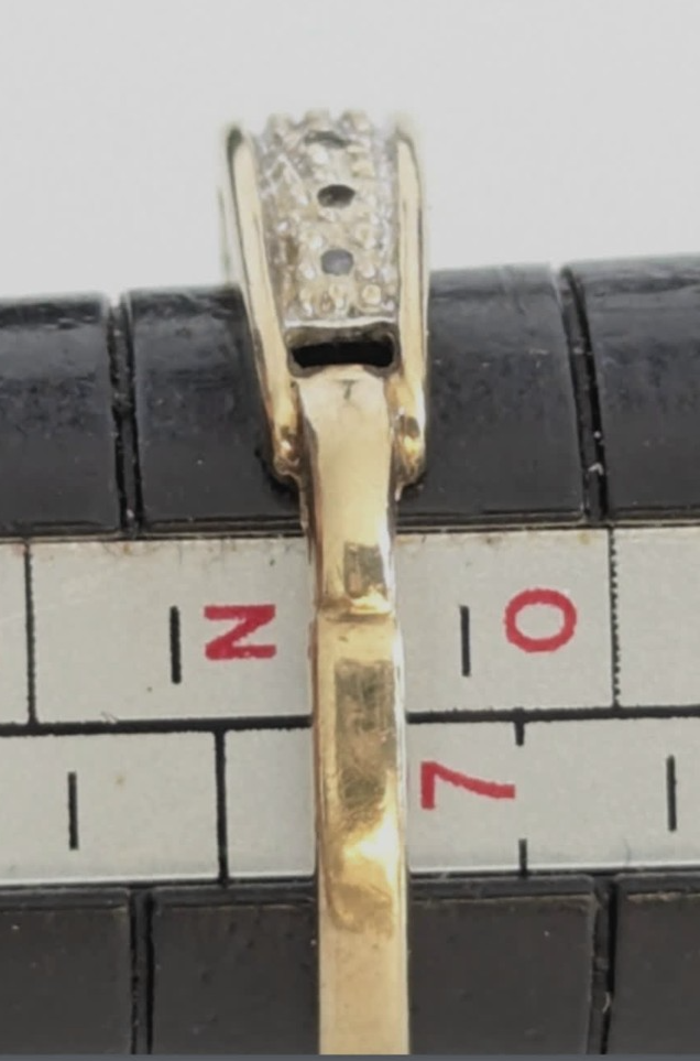 9ct Gold Half Eternity Ring Diamond Gemstones Hallmarked Size N 2.1g Stacking