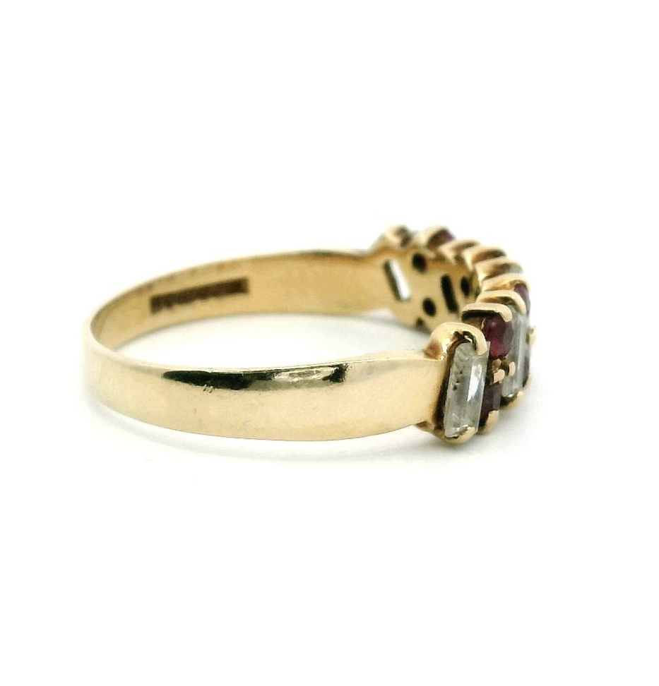 Amethyst Ring 9ct Gold Hallmarked Size O February Birthstone 3.5g