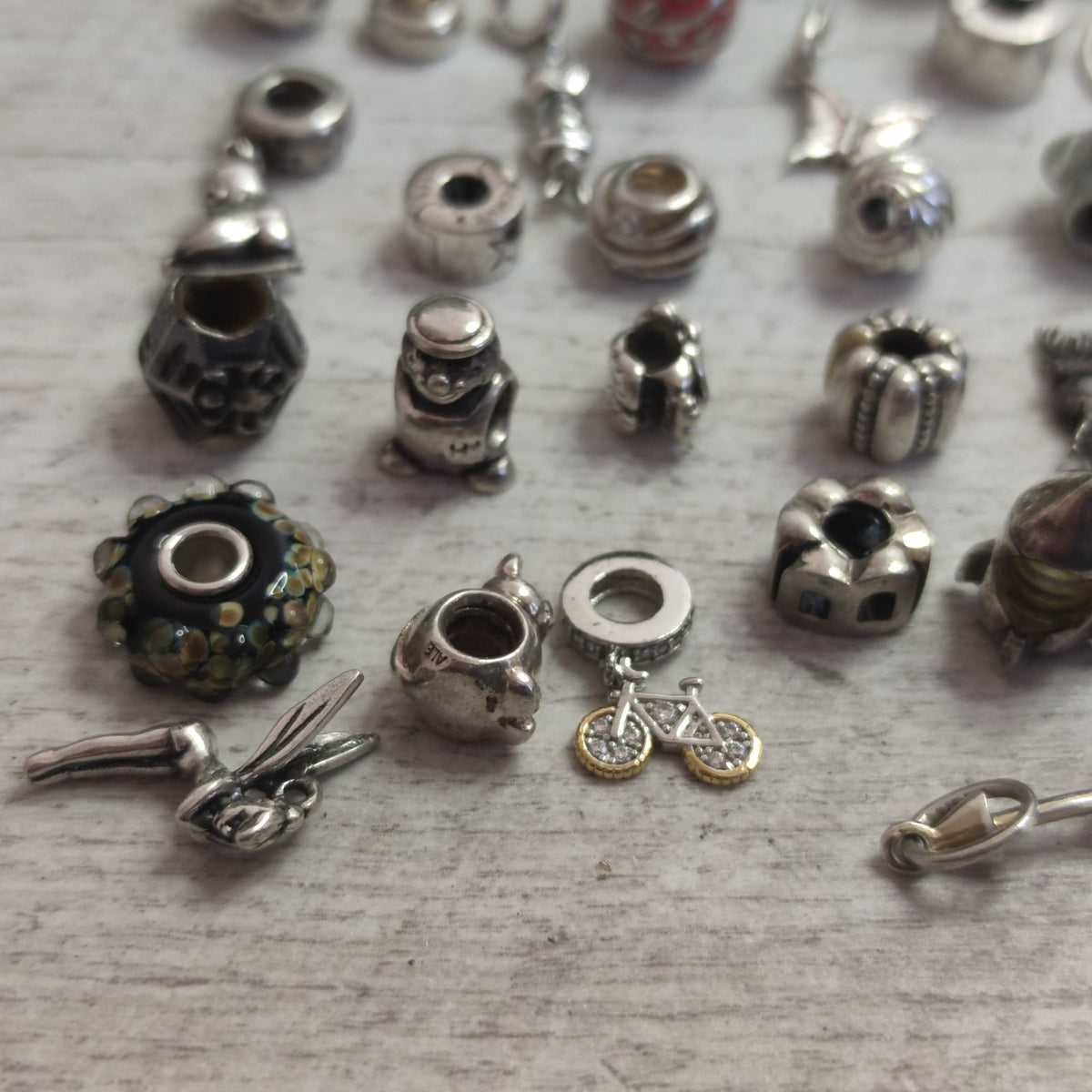 Pandora Charms and Silver Charms Beads x42 Weight 99g