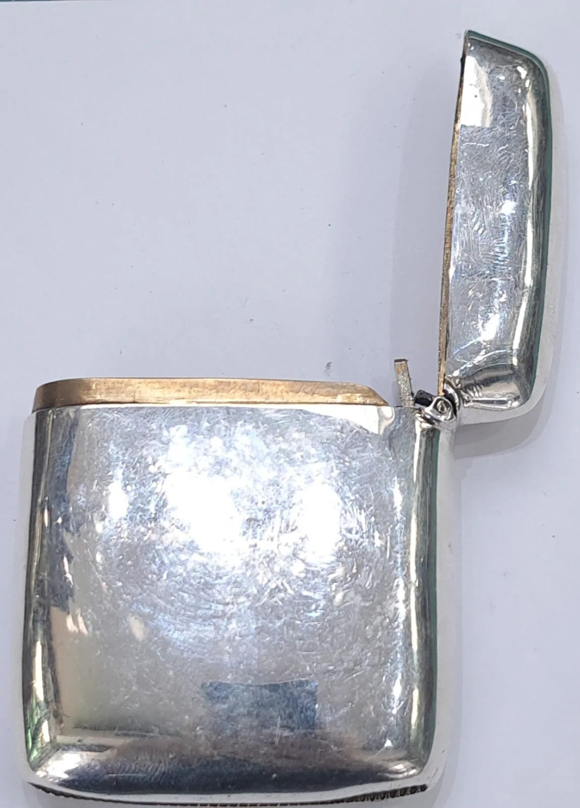 Antique Sterling Silver Vesta Case 1897 John Edward Wilmot Birmingham Match Safe