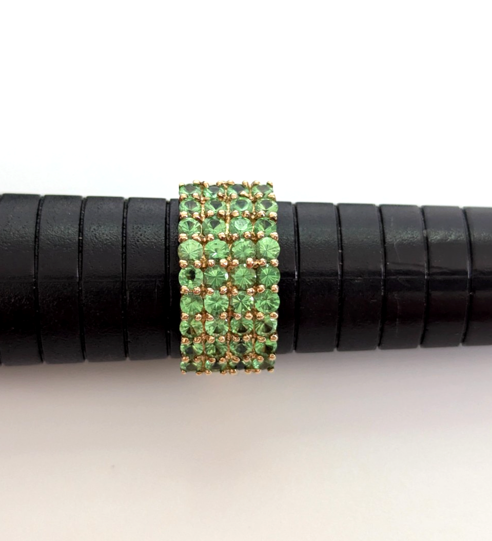 9ct Gold Mint Garnet Ring 36 Stones UK Size S 1/2 4.5 g Prong Setting Birmingham