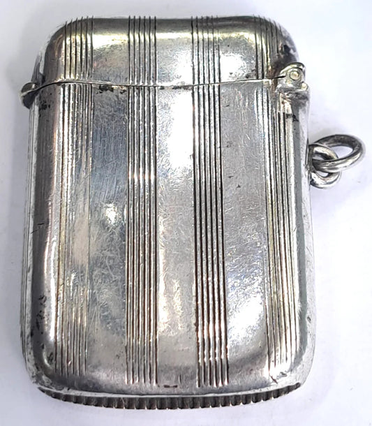 Vintage EPNS Vesta Case Match Safe English