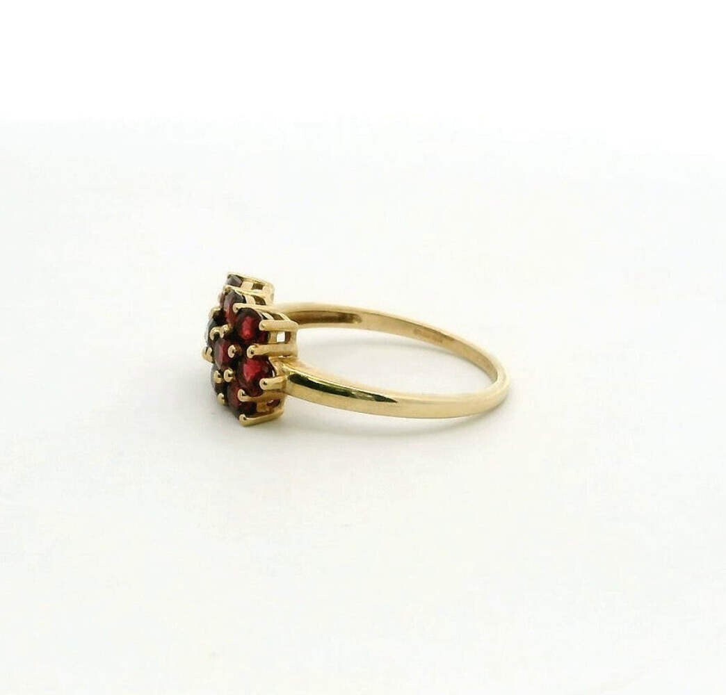 9ct Gold Ring Tourmaline Hallmark Size S 3g