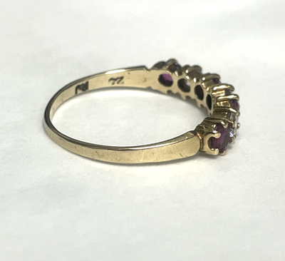 9ct Gold Ring Cubic Zirconia Solid 375 Gold Hallmark Size O 1/2
