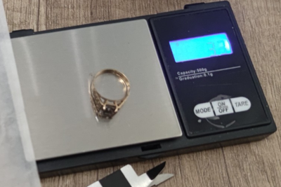 9ct Gold Ring Quartz Stone Size N Hallmarked 375 Solitaire 3.3g