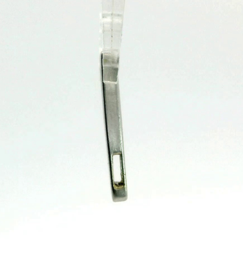 9ct Gold Diamond Pendant Charm Hallmarked Solitaire Drop Charm April 0.6g