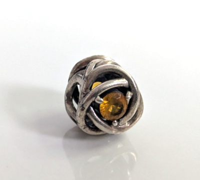 Pandora 925 Sterling Silver Charm Lot 5 Pc Murano Glass Daughter Heart Clips