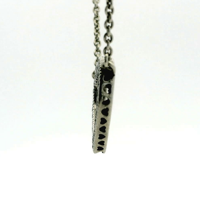 Pandora Loving Hearts Silver Necklace S925 ALE Stamped 44cm Long 4.3g