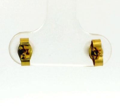 9ct Gold Stud Earrings Pearl Stones Hallmarked 375 Solitaire June Bridal Pair