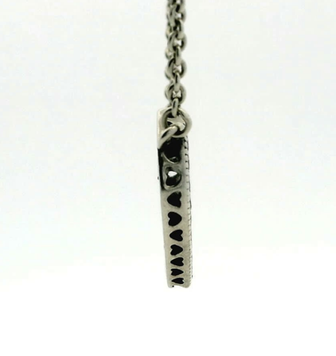 Pandora Loving Hearts Silver Necklace S925 ALE Stamped 44cm Long 4.3g