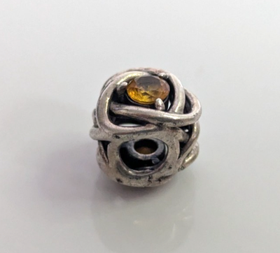 Pandora 925 Sterling Silver Charm Lot 5 Pc Murano Glass Daughter Heart Clips