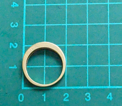 9ct Gold Ring Diamond 0.25ct Solid Gold Hallmarked Size M