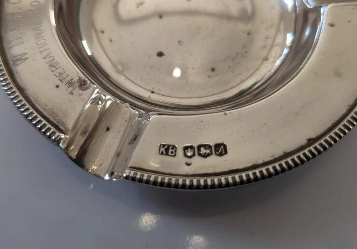 1969 Wills Power Boat Race Solid Silver Commemorative Plate Trophy Hallmarked