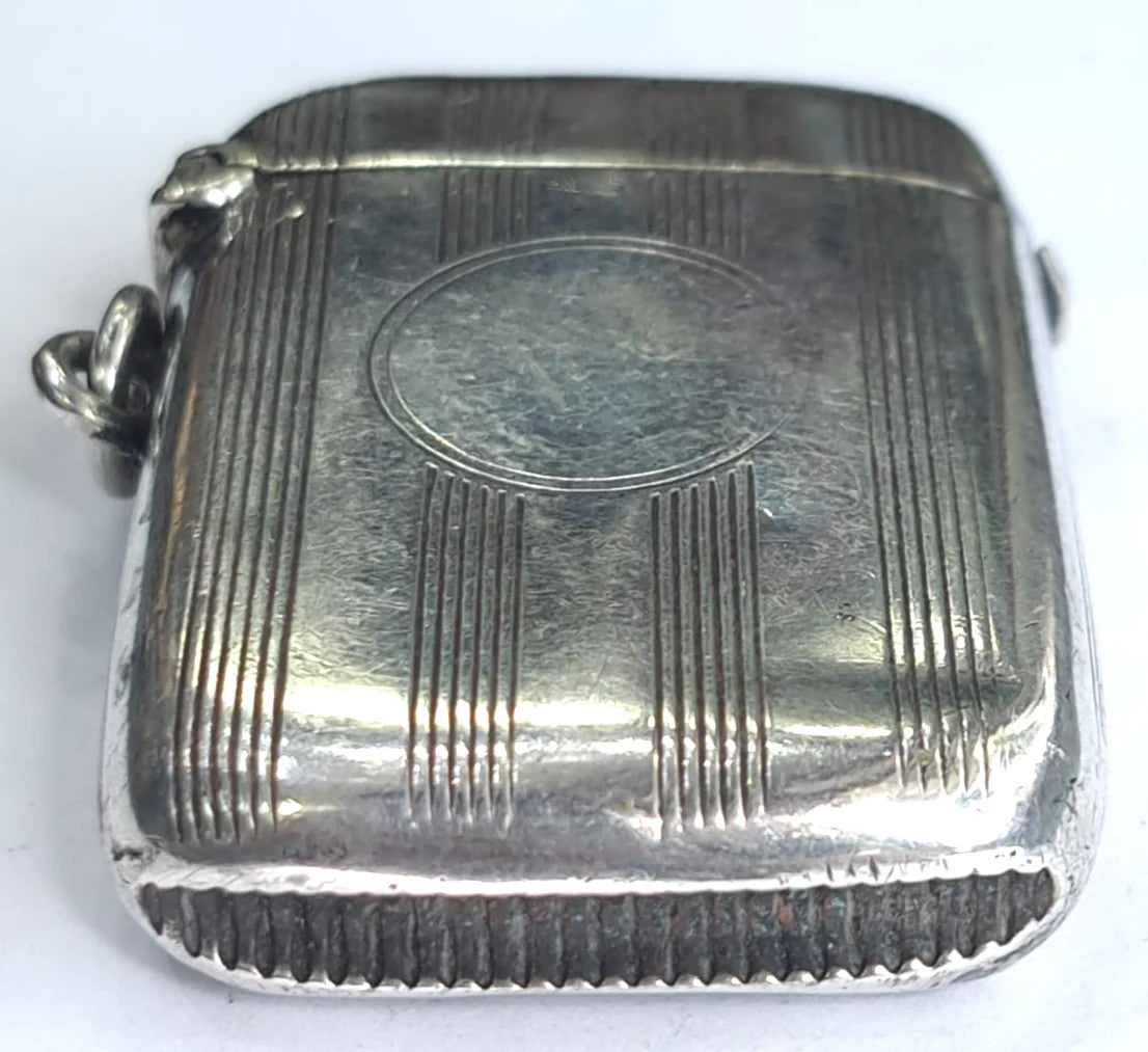 Vintage EPNS Vesta Case Match Safe English