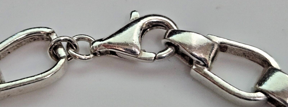 Esprit 925 Sterling Silver Charm Bracelet Letter Initial Alphabet 18cm