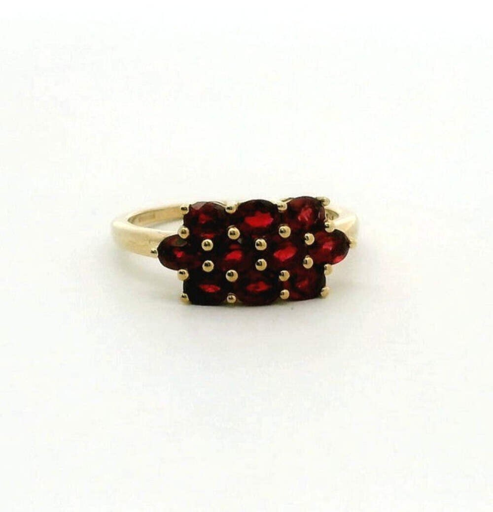 9ct Gold Ring Tourmaline Hallmark Size S 3g