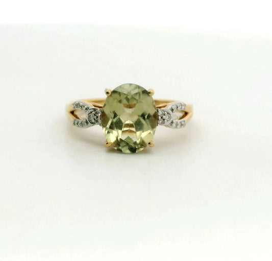 Vintage 18ct Gold Ring Sapphire Diamond Stones Size N 1/2 UK Hallmarked 3.8g