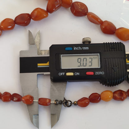 Vintage Butterscotch Amber Necklace Restoration Repurposing Prayer 47 Beads