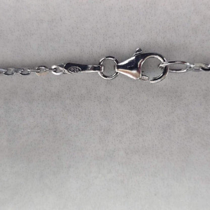 925 Sterling Silver Trilogy Necklace 3 Stone Round CZ Pendant Lobster Chain 45cm