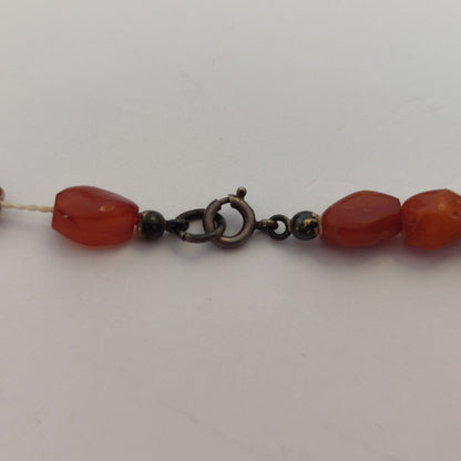 Vintage Butterscotch Amber Necklace Restoration Repurposing Prayer 47 Beads