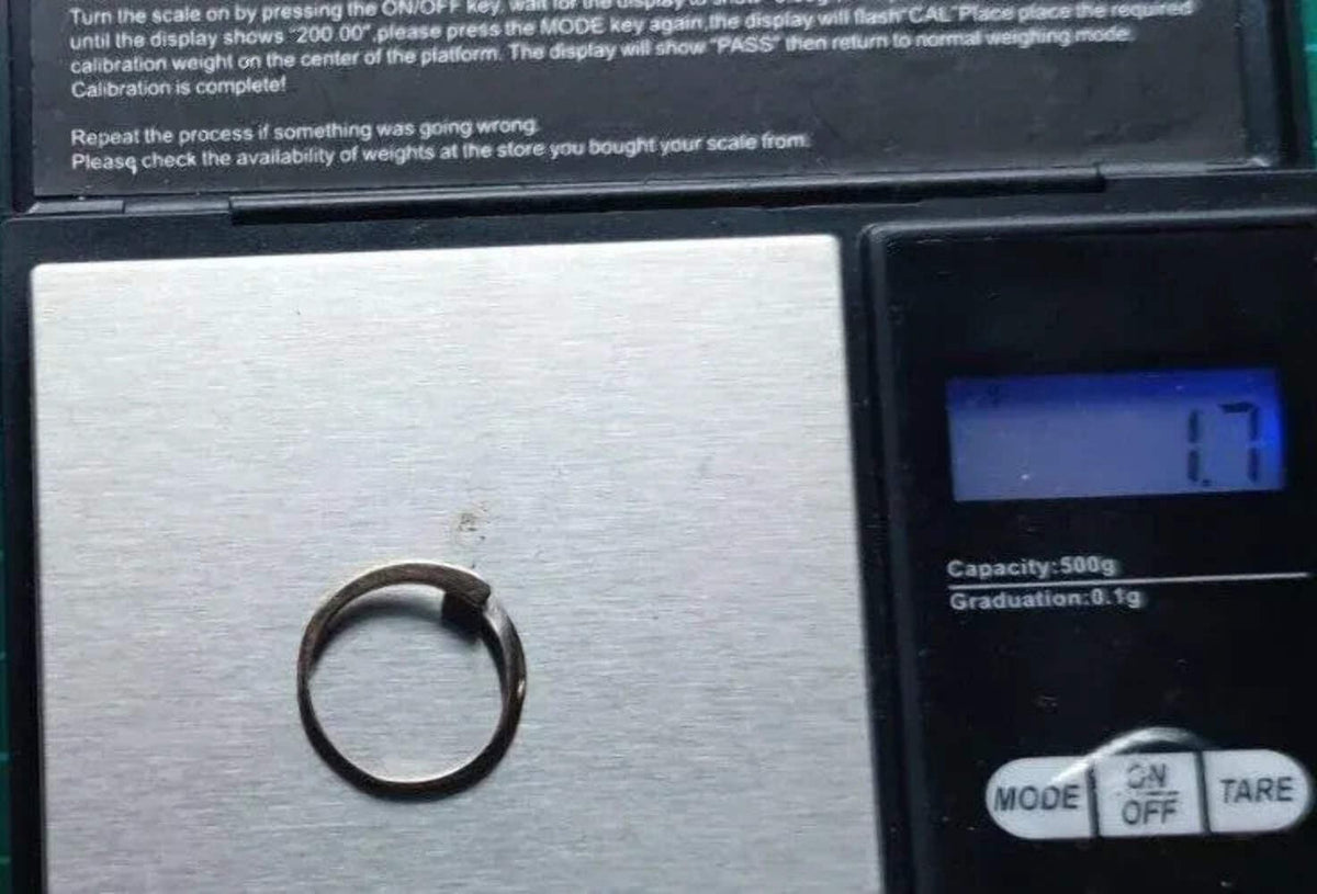 9ct Gold Ring Diamond Bypass Band Hallmarked Size O