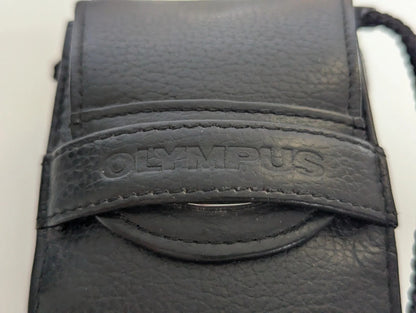 Olympus Zoom 115 35mm Compact Film Camera With Case Autofocus Flash Working