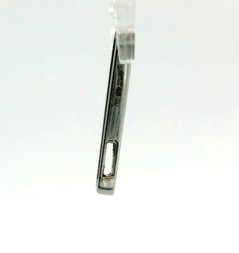 9ct Gold Diamond Pendant Charm Hallmarked Solitaire Drop Charm April 0.6g