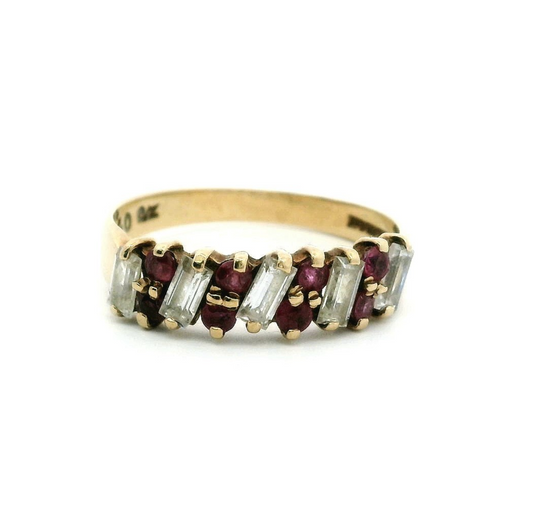 Amethyst Ring 9ct Gold Hallmarked Size O February Birthstone 3.5g