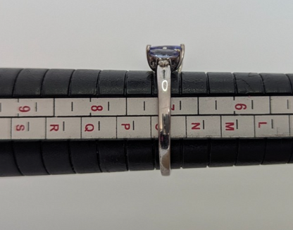 14ct Gold Ring Tanzanite Diamonds Stones Size N 1/2 14k Stamp 2.2g