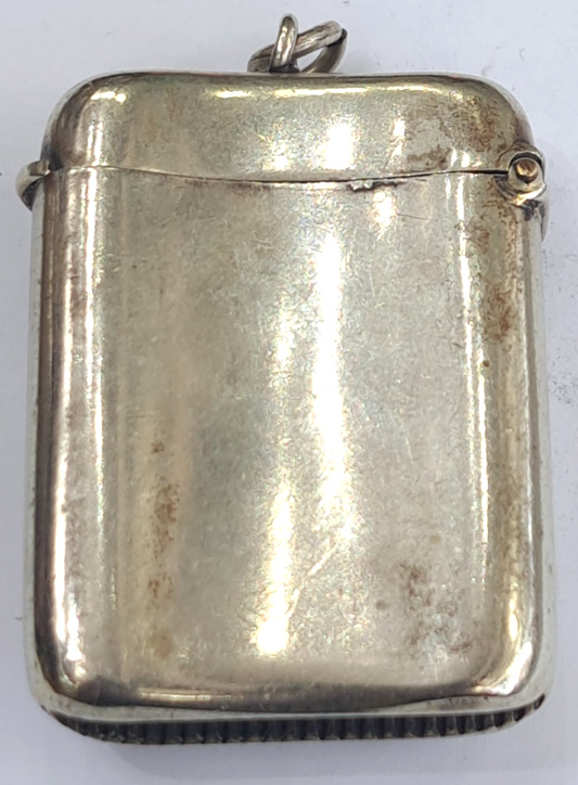Vintage EPNS Llandudno Vesta Case Englsh Match Safe
