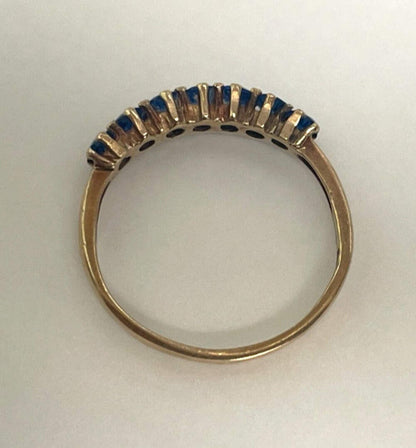 9ct Gold Ring Cubic Zirconia Hallmark Size L 1/2
