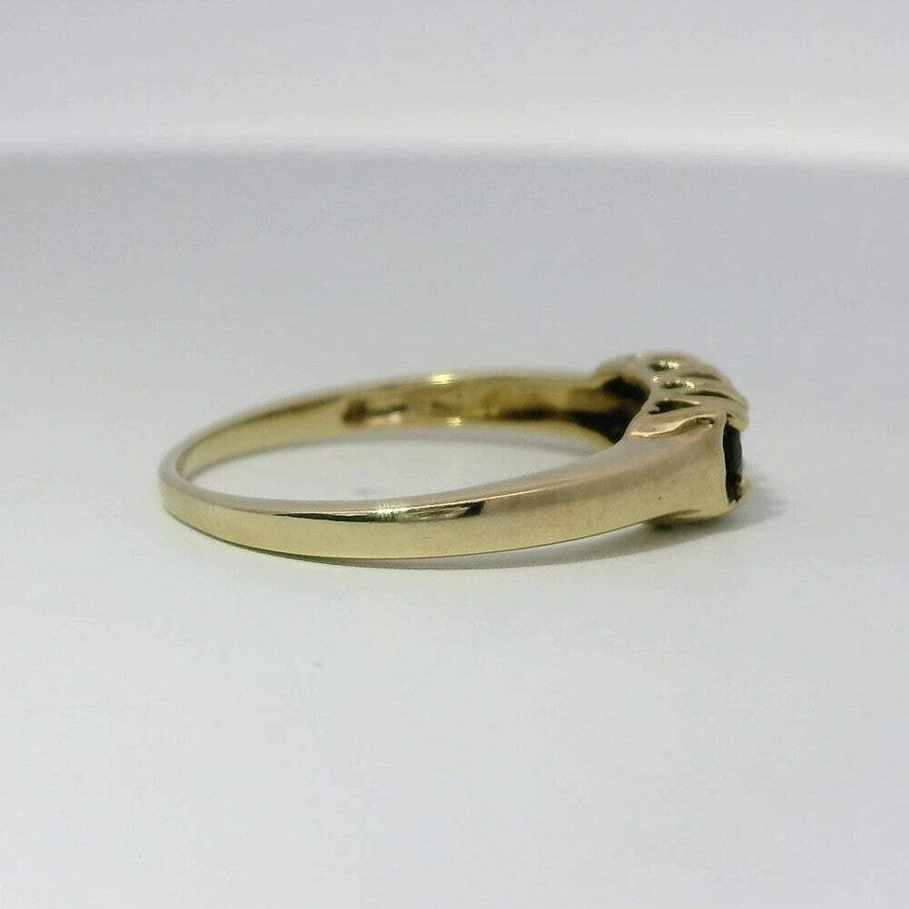 9ct Gold Ring Citrine Office 2006 Hallmark Size N