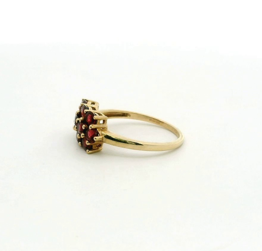 9ct Gold Ring Tourmaline Hallmark Size S 3g