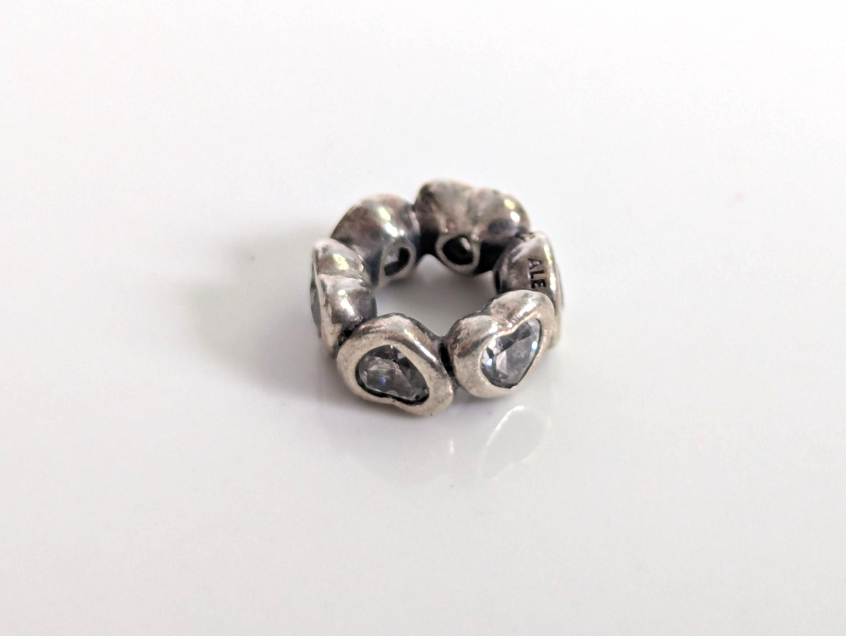 Pandora Silver Charms Spacer Bracelet 925 ALE Stamped Collection Joblot
