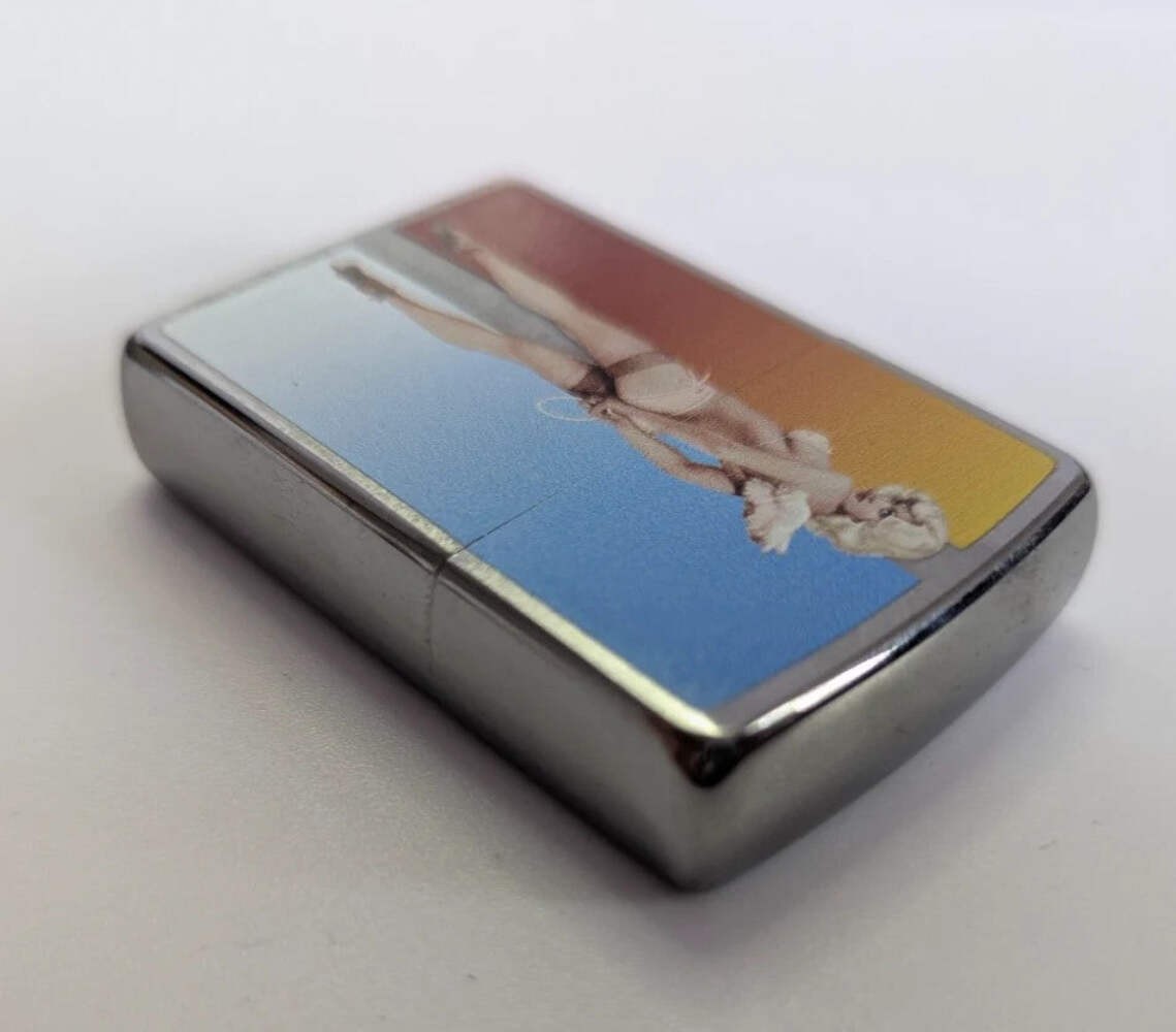 Zippo Lighter Pin-Up Girl Design Olivia De Berardinis Boxed Working