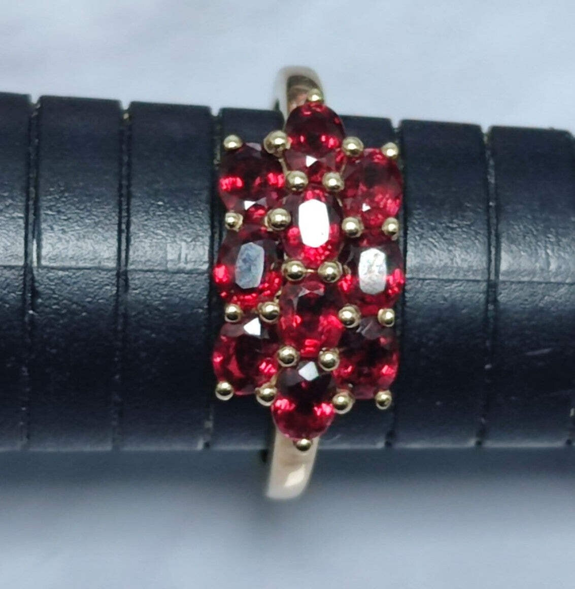 9ct Gold Ring Tourmaline Hallmark Size S 3g