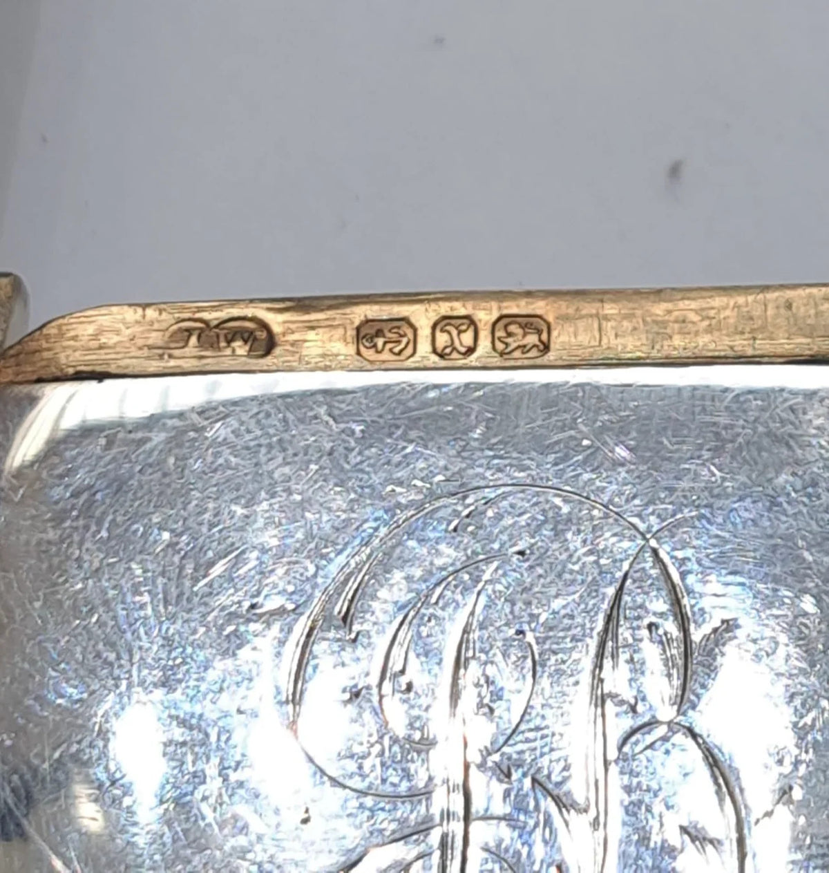 Antique Sterling Silver Vesta Case 1897 John Edward Wilmot Birmingham Match Safe