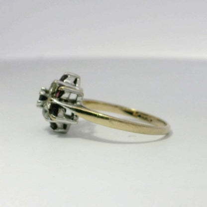 9ct Gold Ring Ruby Hallmark 1976 Size K 1/2