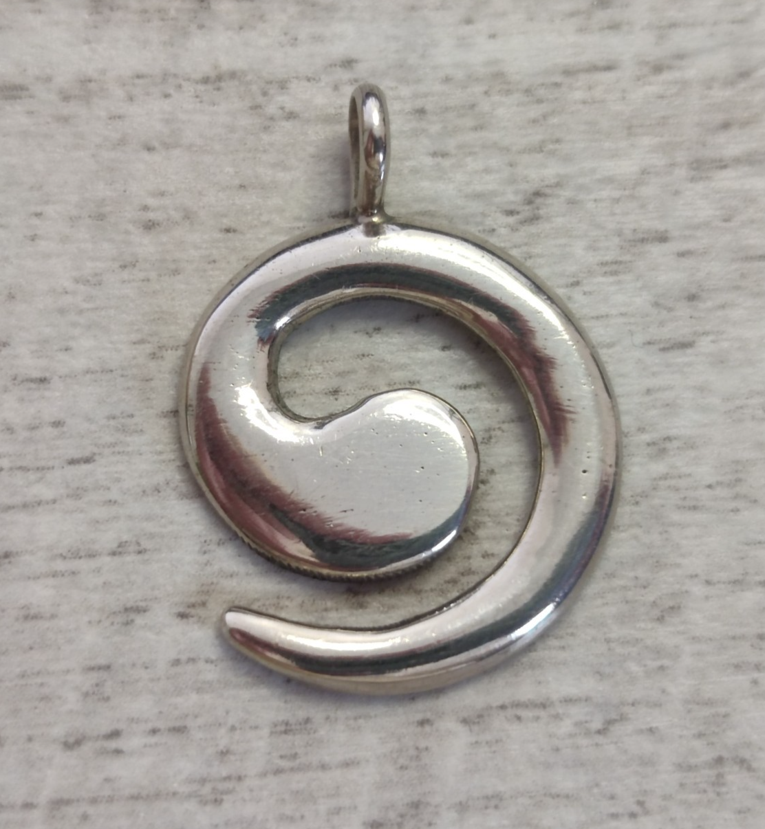 Navajo Sterling Silver Pendant Lowell Draper Native American Artisan Signed