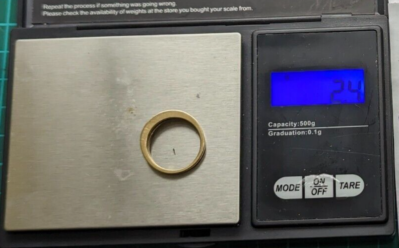 9ct Gold Ring Diamond 0.25ct Solid Gold Hallmarked Size M