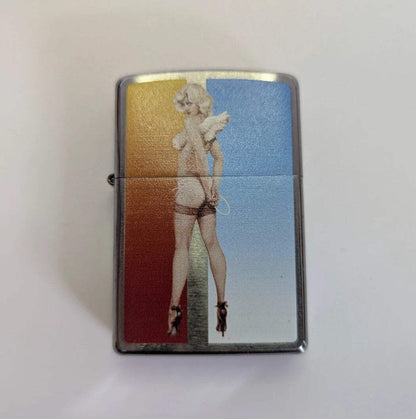 Zippo Lighter Pin-Up Girl Design Olivia De Berardinis Boxed Working