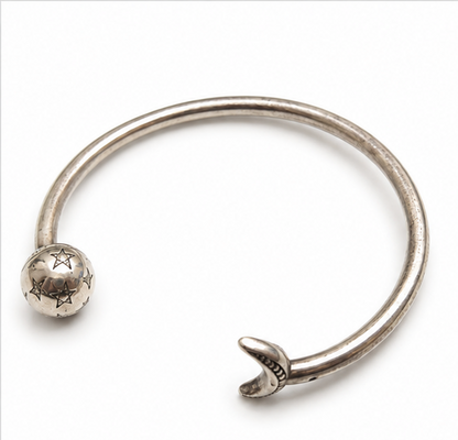 Pandora 925 Sterling Silver Moments Bangle Charm Bracelet Clasp Stamped ALE
